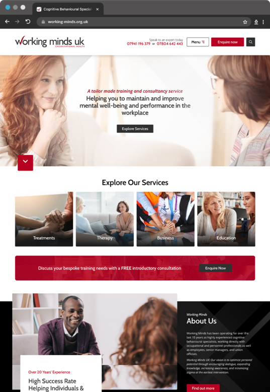 Brochure Web Design gallery