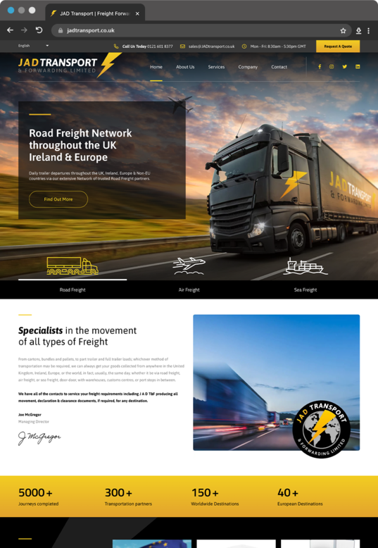Brochure Web Design gallery