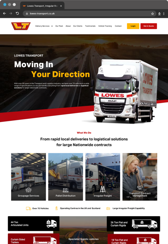Brochure Web Design gallery